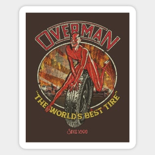 Overman Tires 1890 Sticker